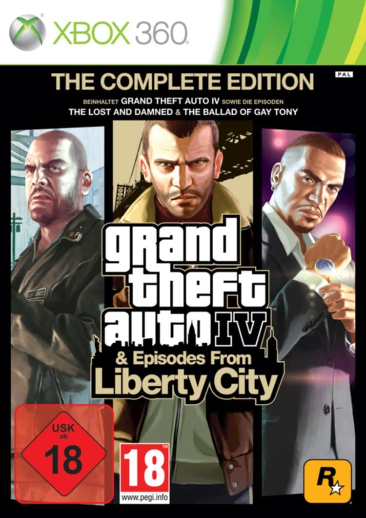 Xbox 360 Grand Theft Auto IV: Complete Edition (GTA IV & Episodes from  Liberty City) б/у купить за 3 490 -