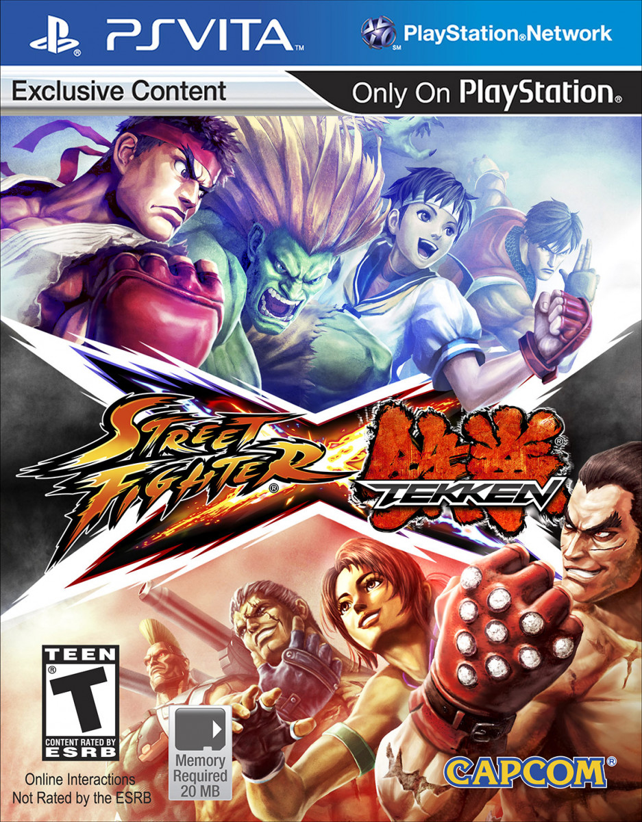 PS Vita Street Fighter & X Tekken б/у купить за 1 690 -