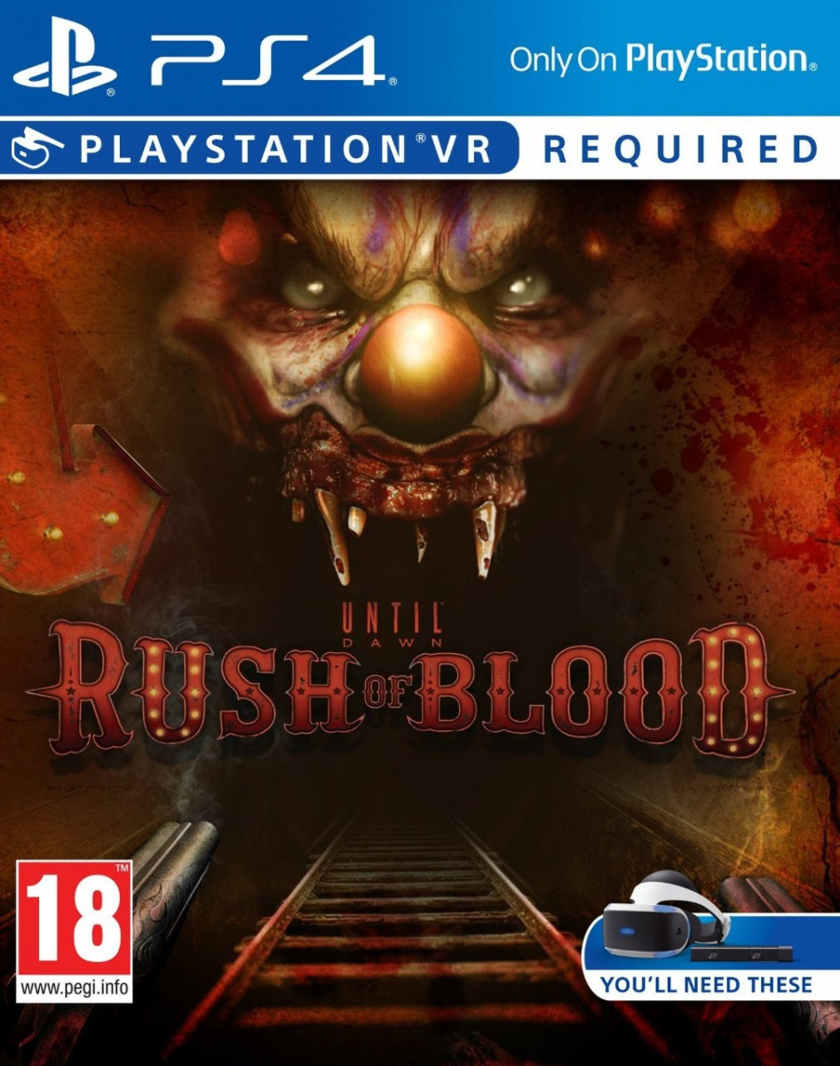 PS4 VR Until Dawn Rush of Blood (русская версия) б/у купить за 2 990 -