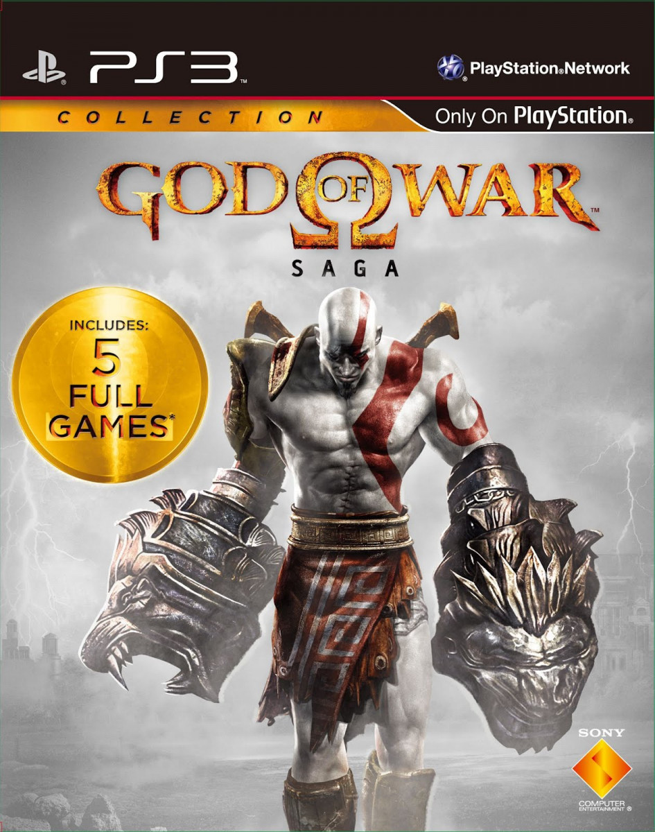 PS3 God of War Collection SAGA (5 в 1) (английская версия) купить за 3 290 -