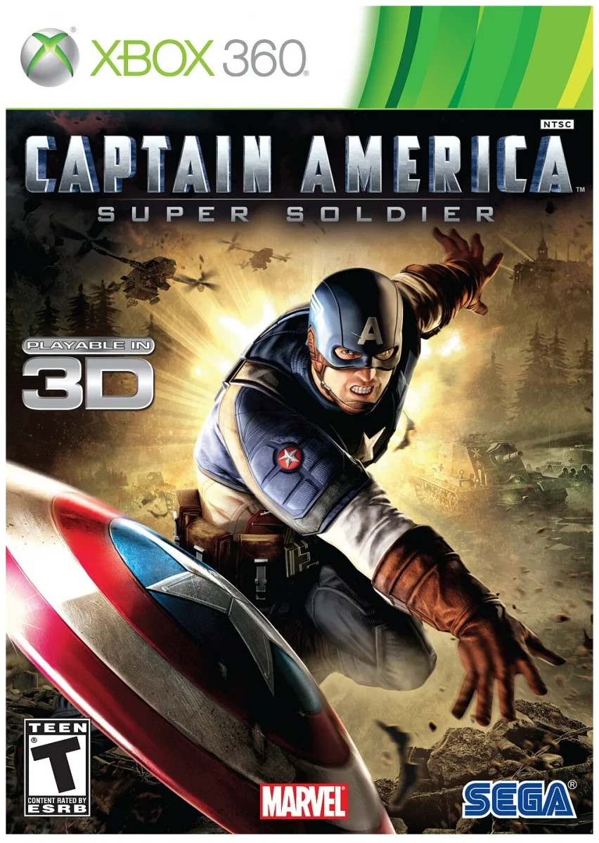 Xbox 360 Captain America Super Soldier (английская версия) б/у купить за 2  190 -